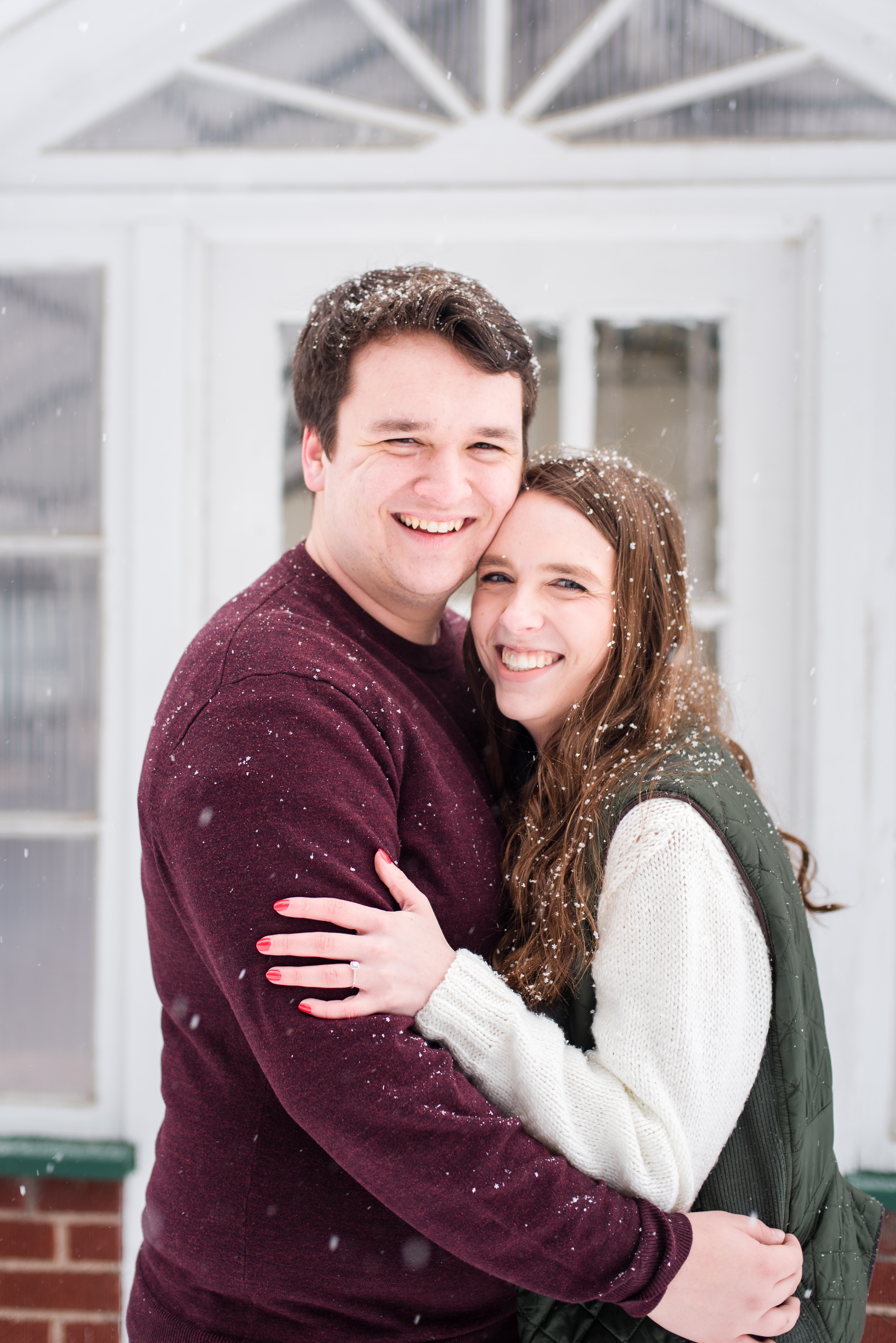 Engagement photo of Joel Werner and his fiancée Adele