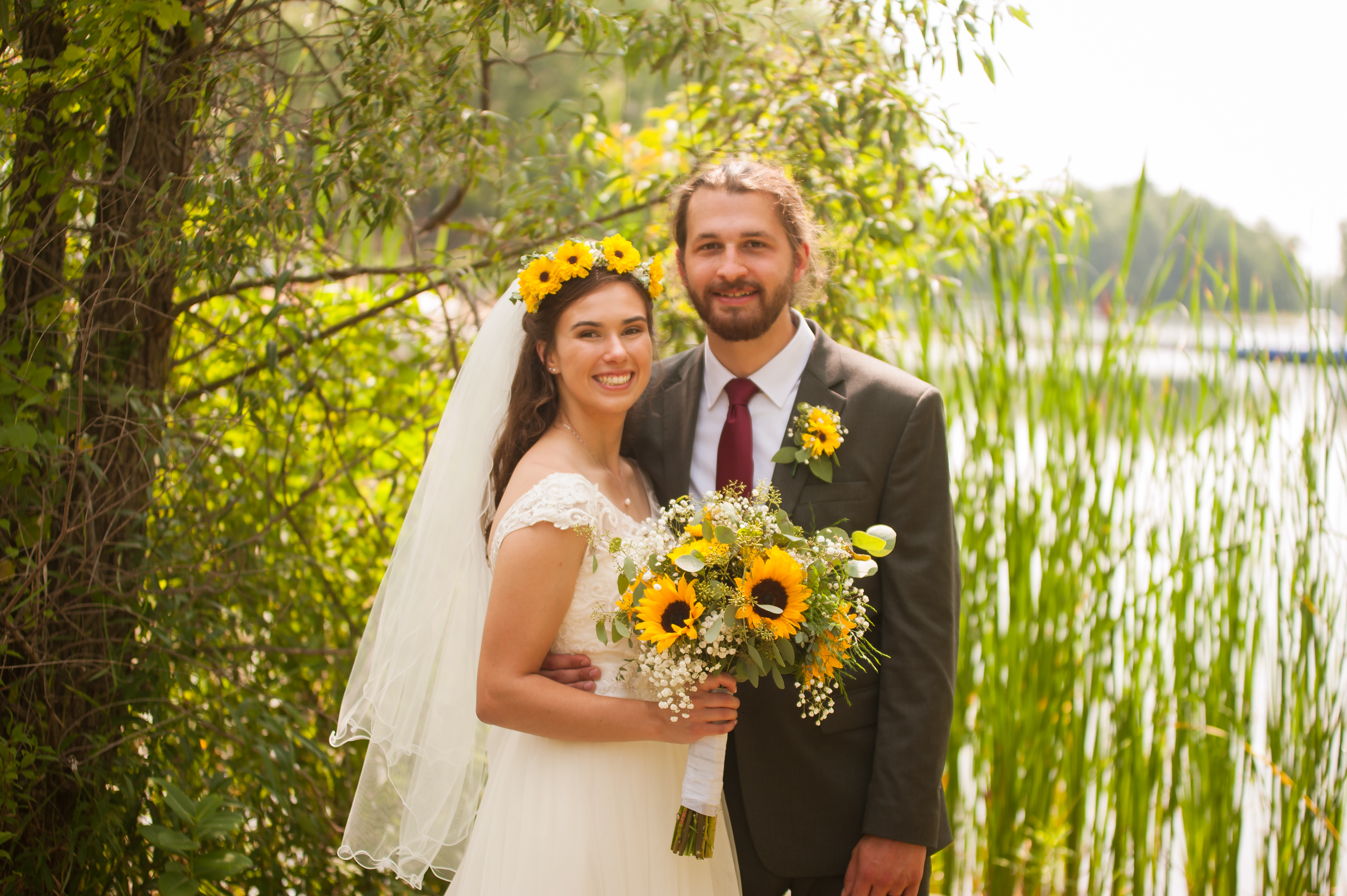 Shyanne and Paul Fox on their wedding day.